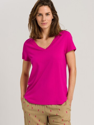 Chemise de nuit 'Sleep & Lounge' Hanro en rose : devant