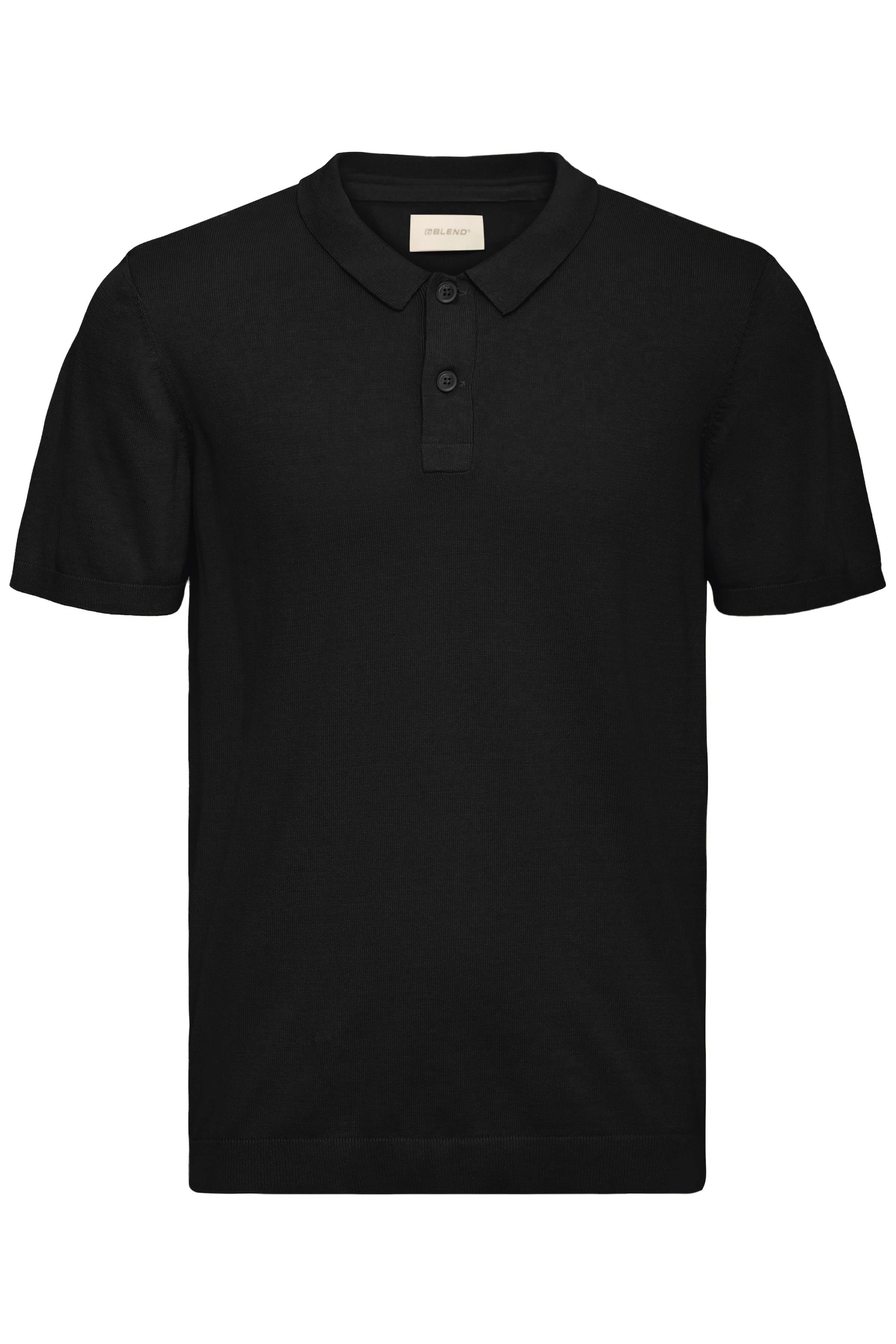 BLEND Poloshirt ' BHBray Polo ' in Schwarz: Vorderseite