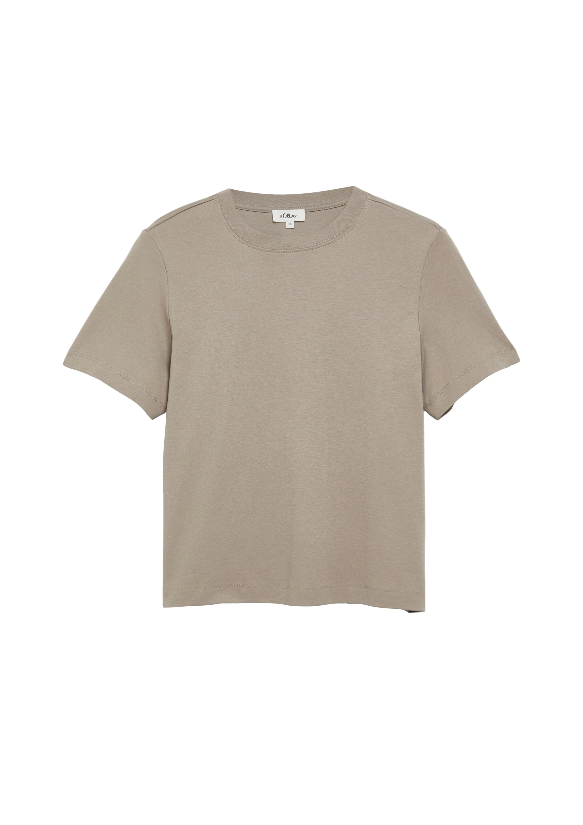 s.Oliver T-Shirt in Braun: Vorderseite