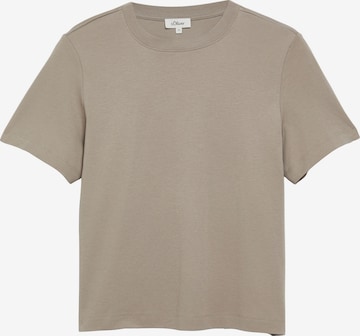 s.Oliver T-Shirt in Braun: Vorderseite