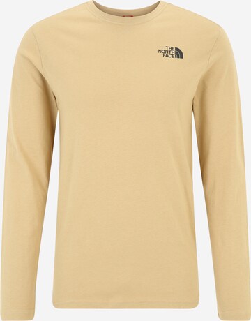 THE NORTH FACE Shirt 'RED BOX' in Beige: predná strana