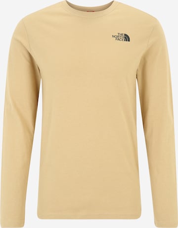 THE NORTH FACE Shirt 'RED BOX' in Beige: front