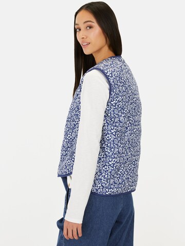 CAMEL ACTIVE Weste mit Blumenprint in Blau