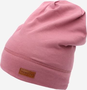 Walkiddy Beanie in Pink: front