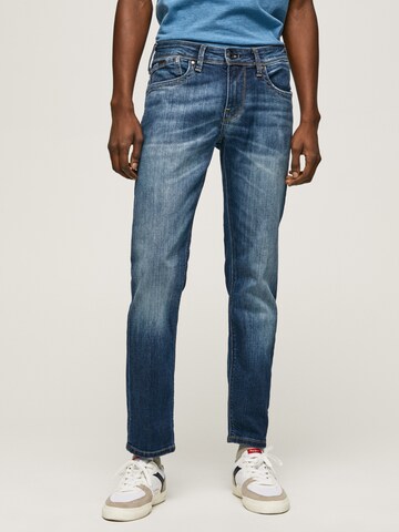 Pepe Jeans Slim fit Jeans ' HATCH ' in Blue: front