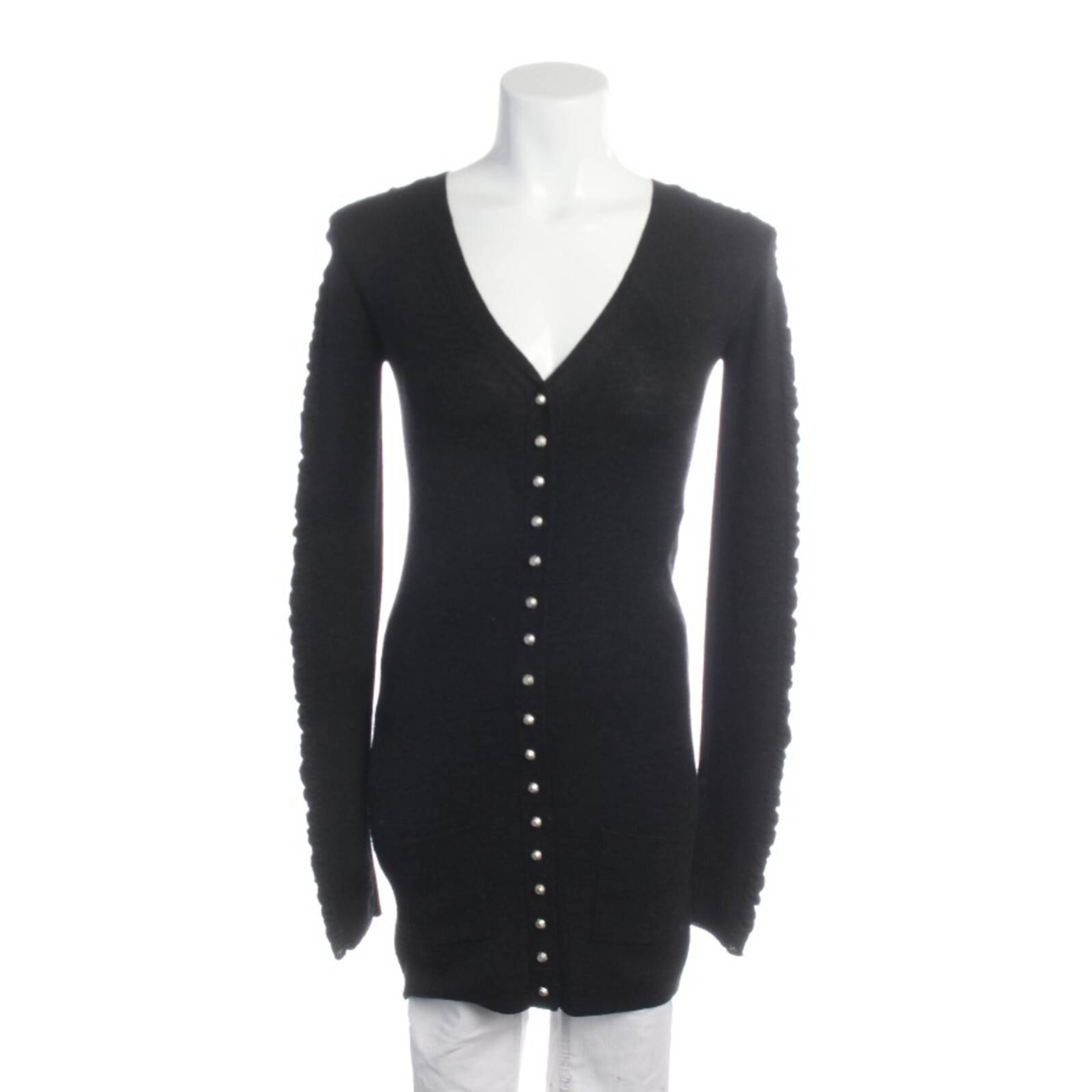 Balenciaga Pullover / Strickjacke XS in Schwarz: Vorderseite