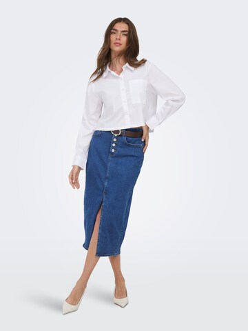 Jupe 'ONLSilja' ONLY en bleu