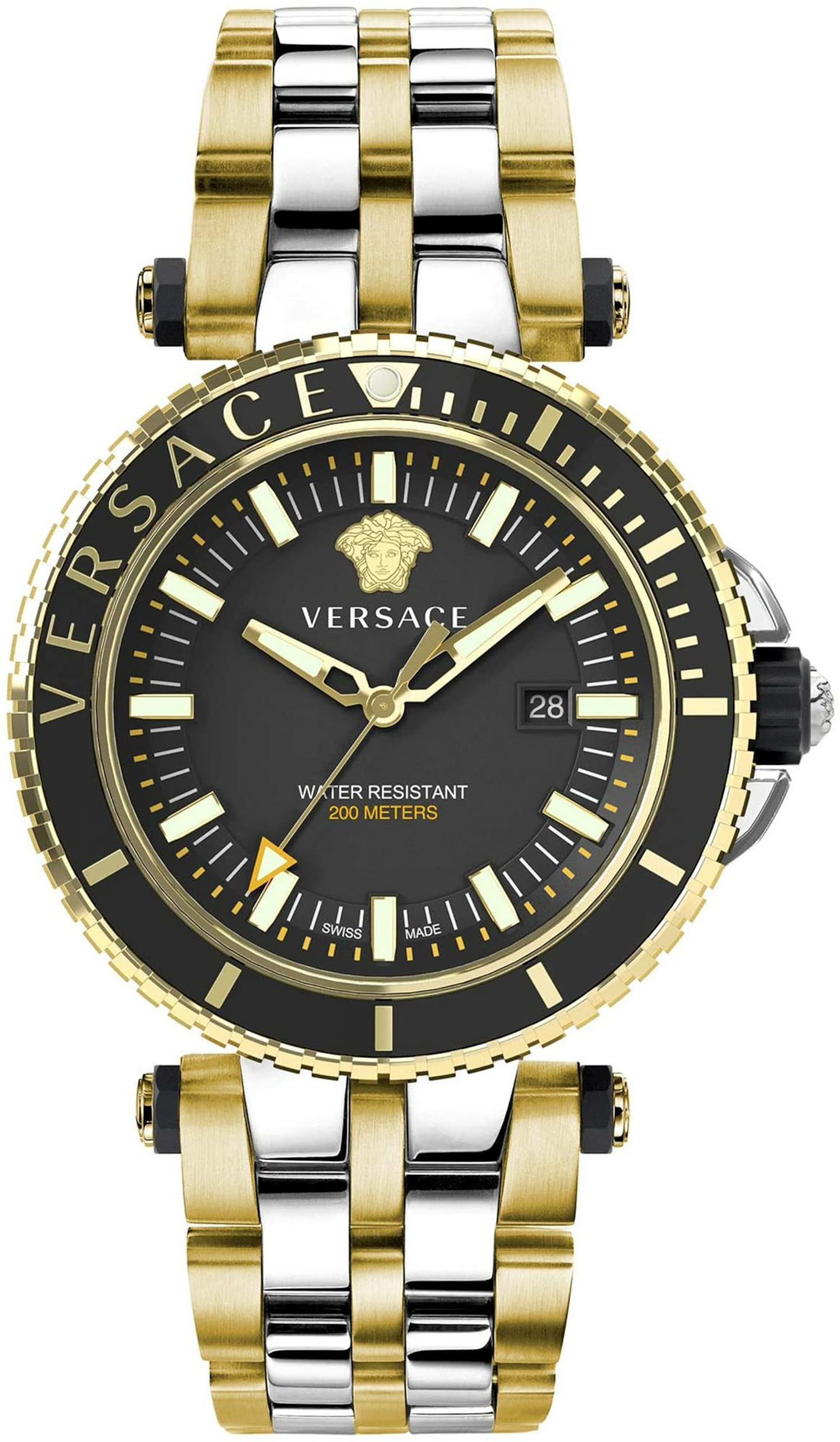 VERSACE Analog watch in Black: front