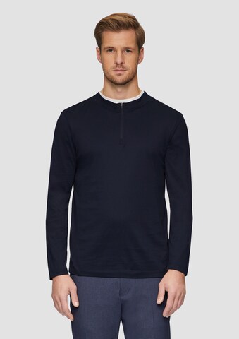 T-Shirt s.Oliver BLACK LABEL en bleu : devant
