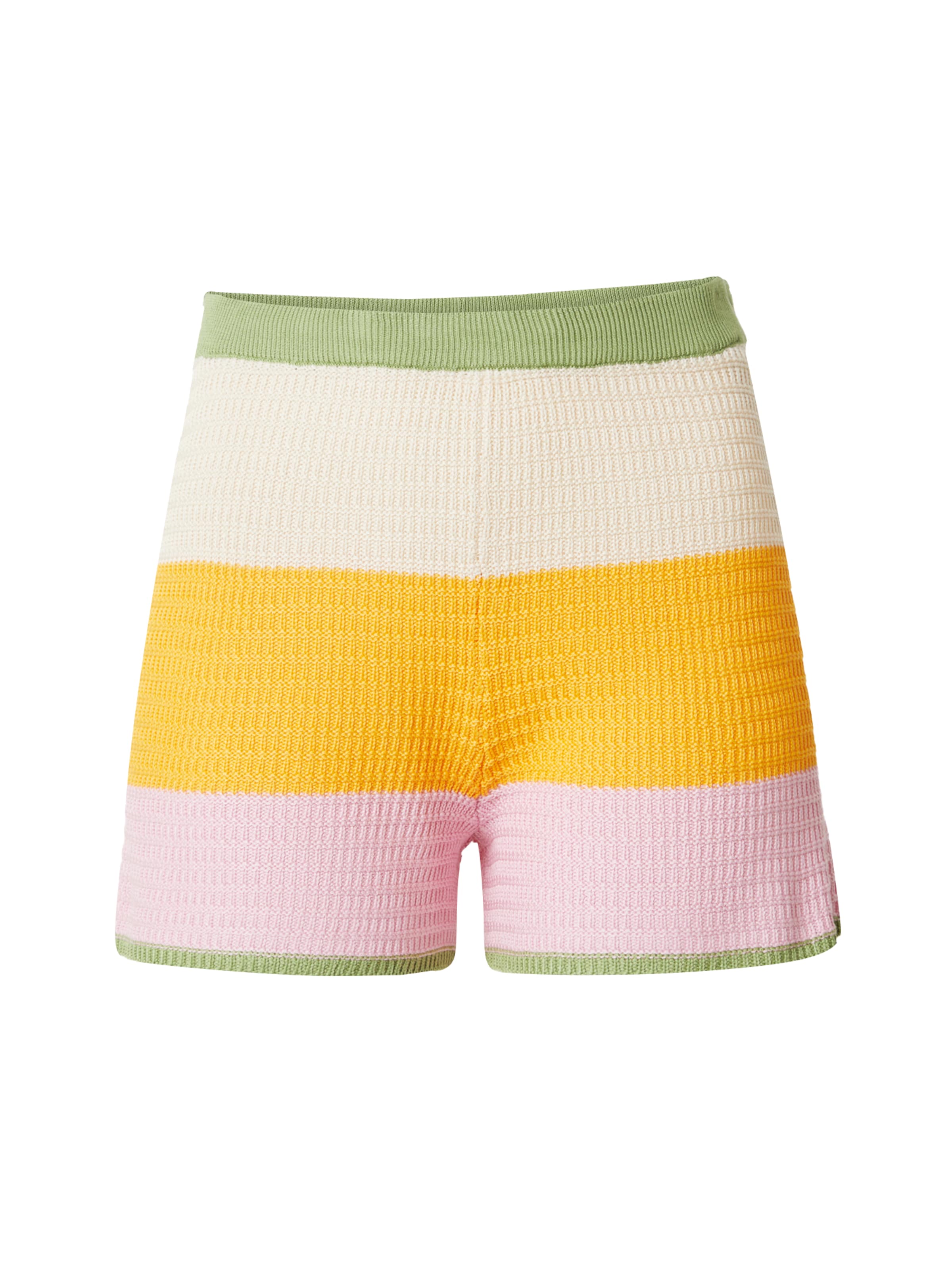 florence by mills exclusive for ABOUT YOU Bukser 'Towel Wrapped' i beige / oliven / orange, Produktvisning