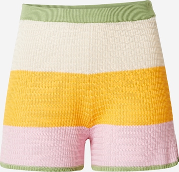 florence by mills exclusive for ABOUT YOU Regular Shorts 'Towel Wrapped' in Beige: predná strana