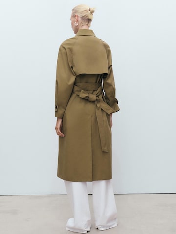 MANGO Between-seasons coat 'ANGELA' in Green