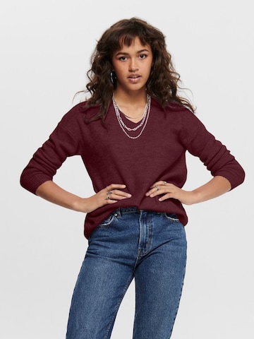 ONLY Sweater 'ONLCamilla' in Red: front
