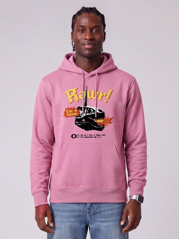 Felpa 'Rawr' di Watapparel in rosa: frontale