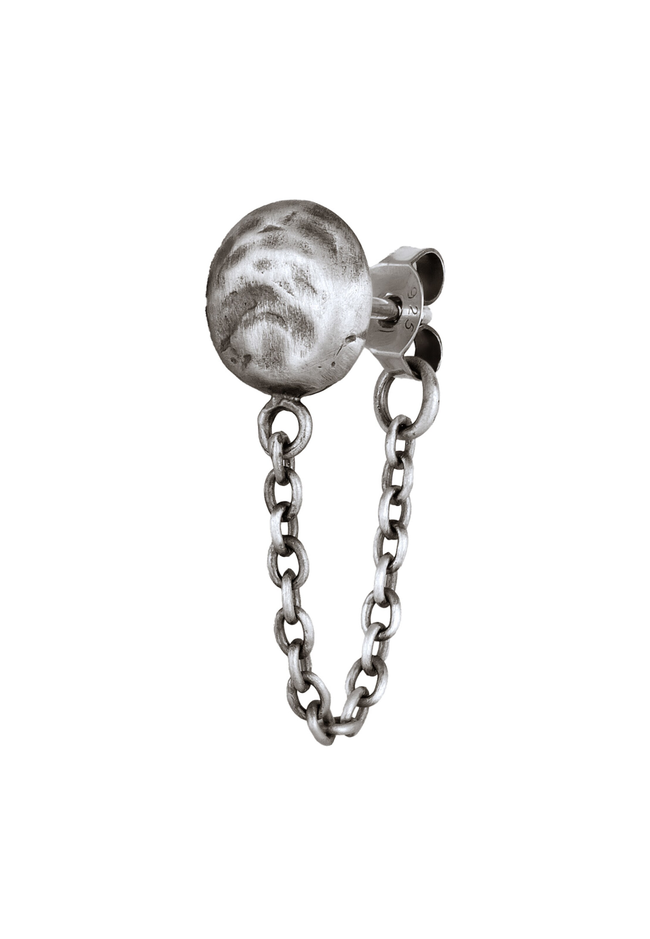 Boucles d'oreilles Haze&Glory en argent : devant