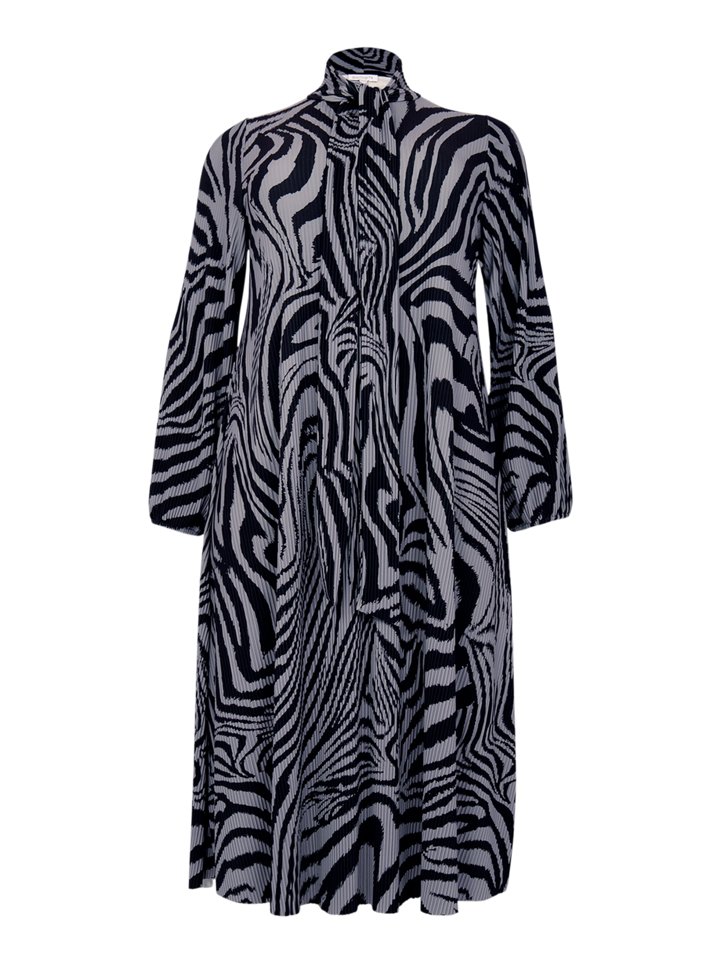 YOEK Jurk in Grijs: voorkant