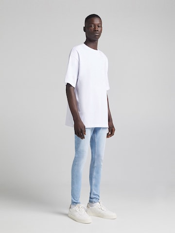 Bershka Skinny Jeans i blå