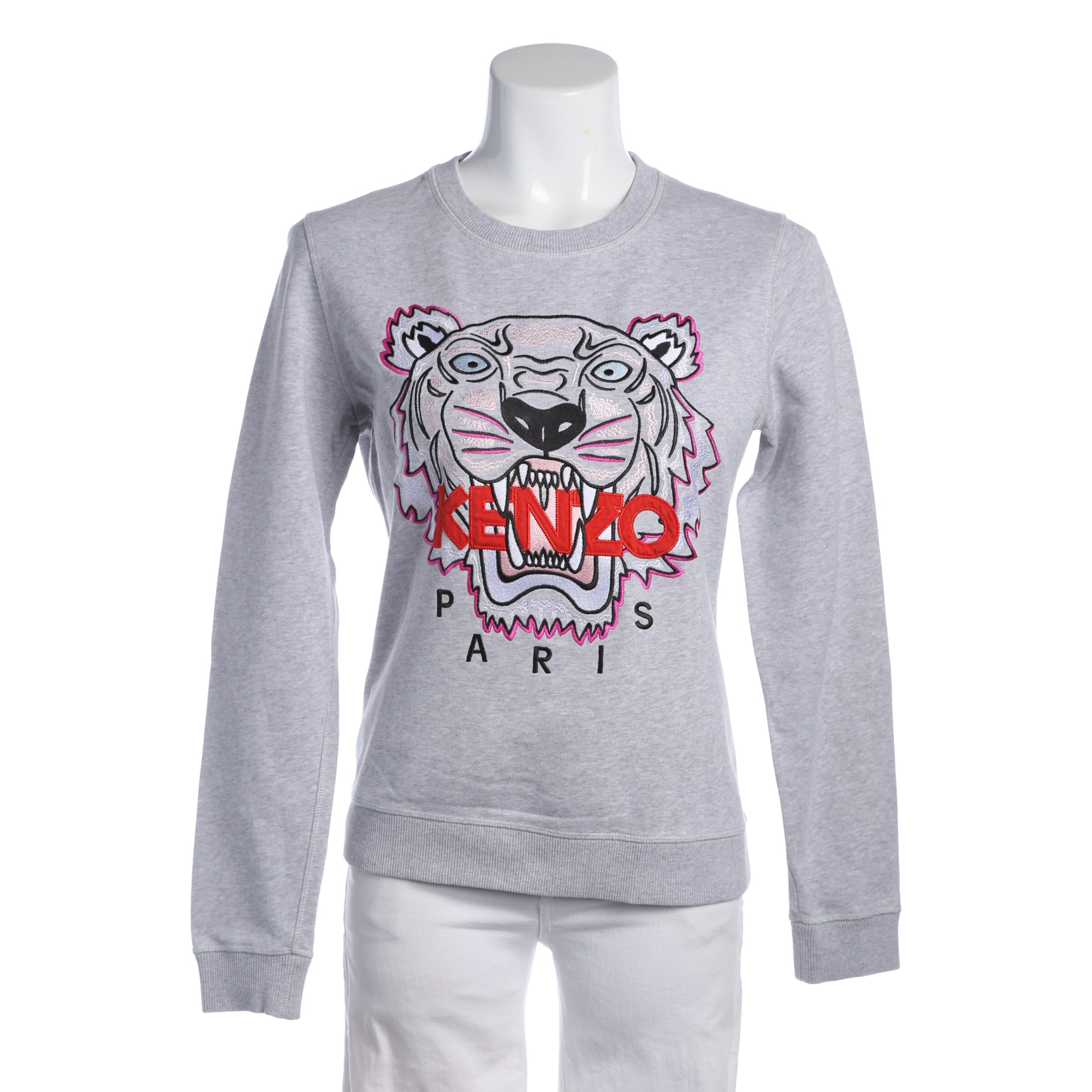 KENZO Sweatshirt / Sweatjacke in M in hellgrau, Produktansicht