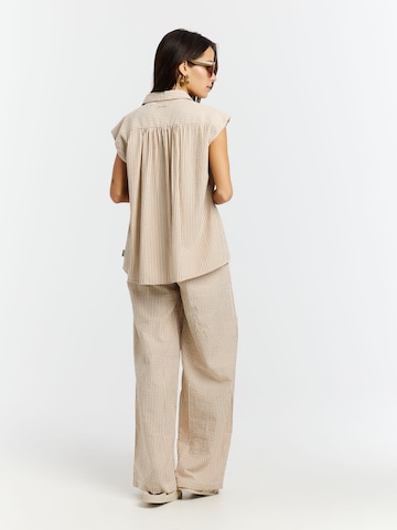 PROTEST Shirt 'PRTPeacy' in Brown