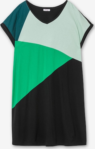 SHEEGO Mekko värissä musta: etupuoli