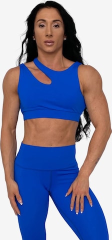 Haut de sport LUXFEEL en bleu : devant