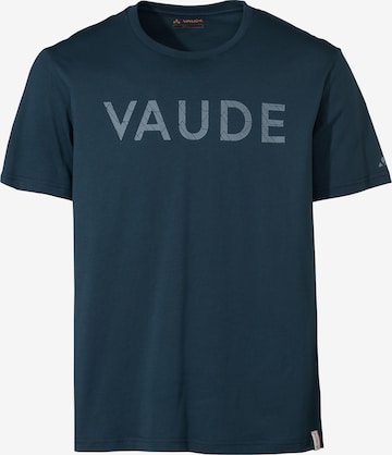 VAUDE Shirt 'M Graphic ST' in Blauw: voorkant