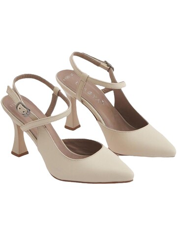 Limoya Slingback Pumps 'Lulia' in Beige