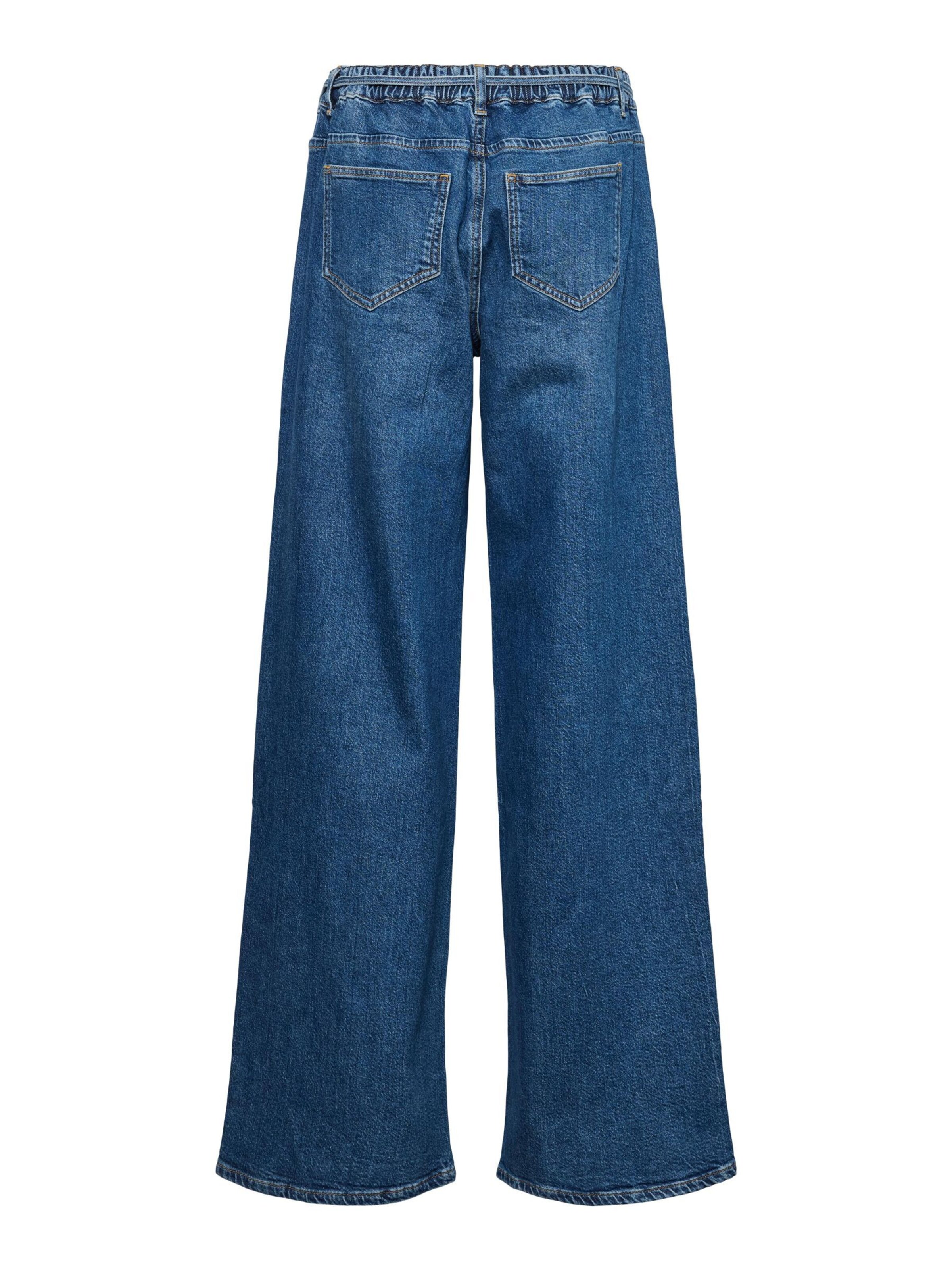 MAMALICIOUS Wide leg Jeans 'MLFula' in Blue