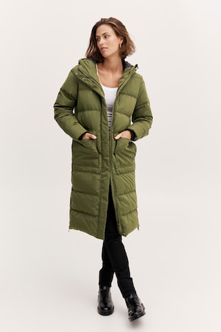 Fransa Winter Coat 'BELLA' in Green