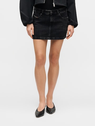 DIESEL Spódnica 'DE-RON' w kolorze czarny: przód