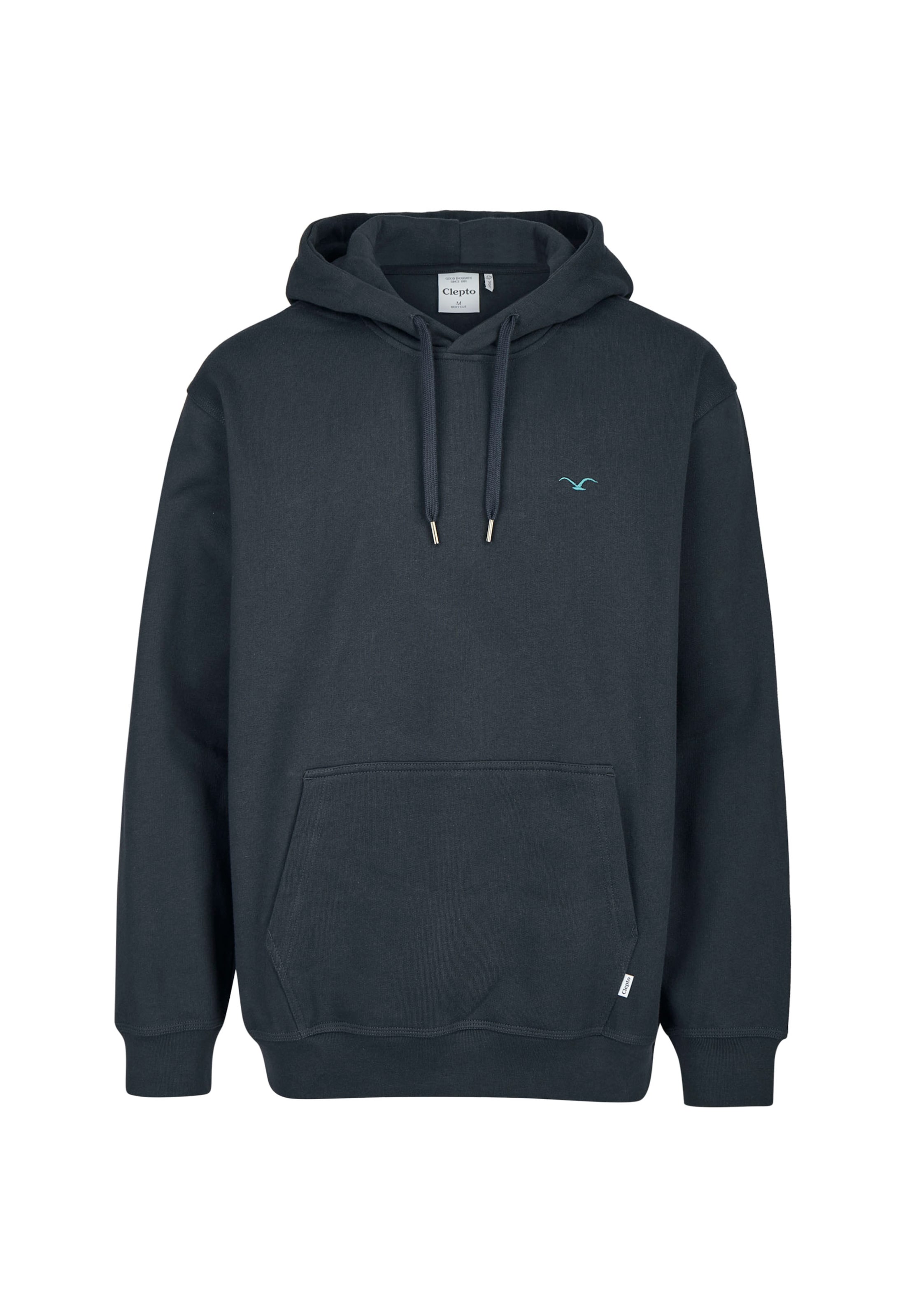 Cleptomanicx Sweatshirt 'Ligull Boxy' in Grau: Vorderseite
