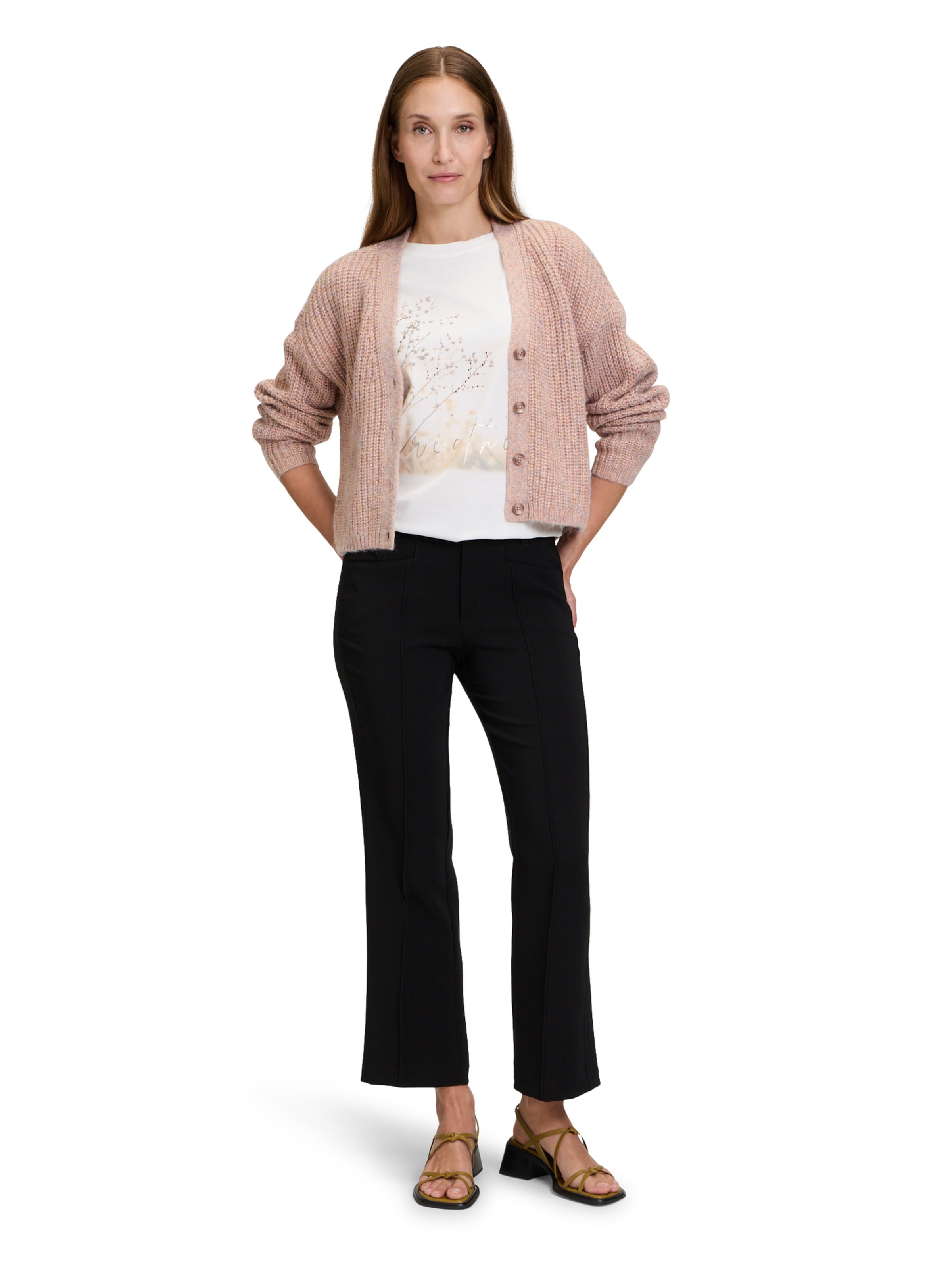 Cartoon Gebreid vest in Roze