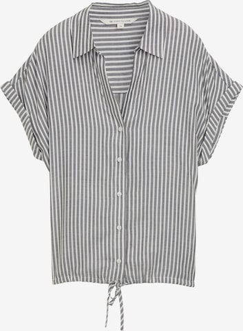 Chemisier TOM TAILOR en bleu : devant