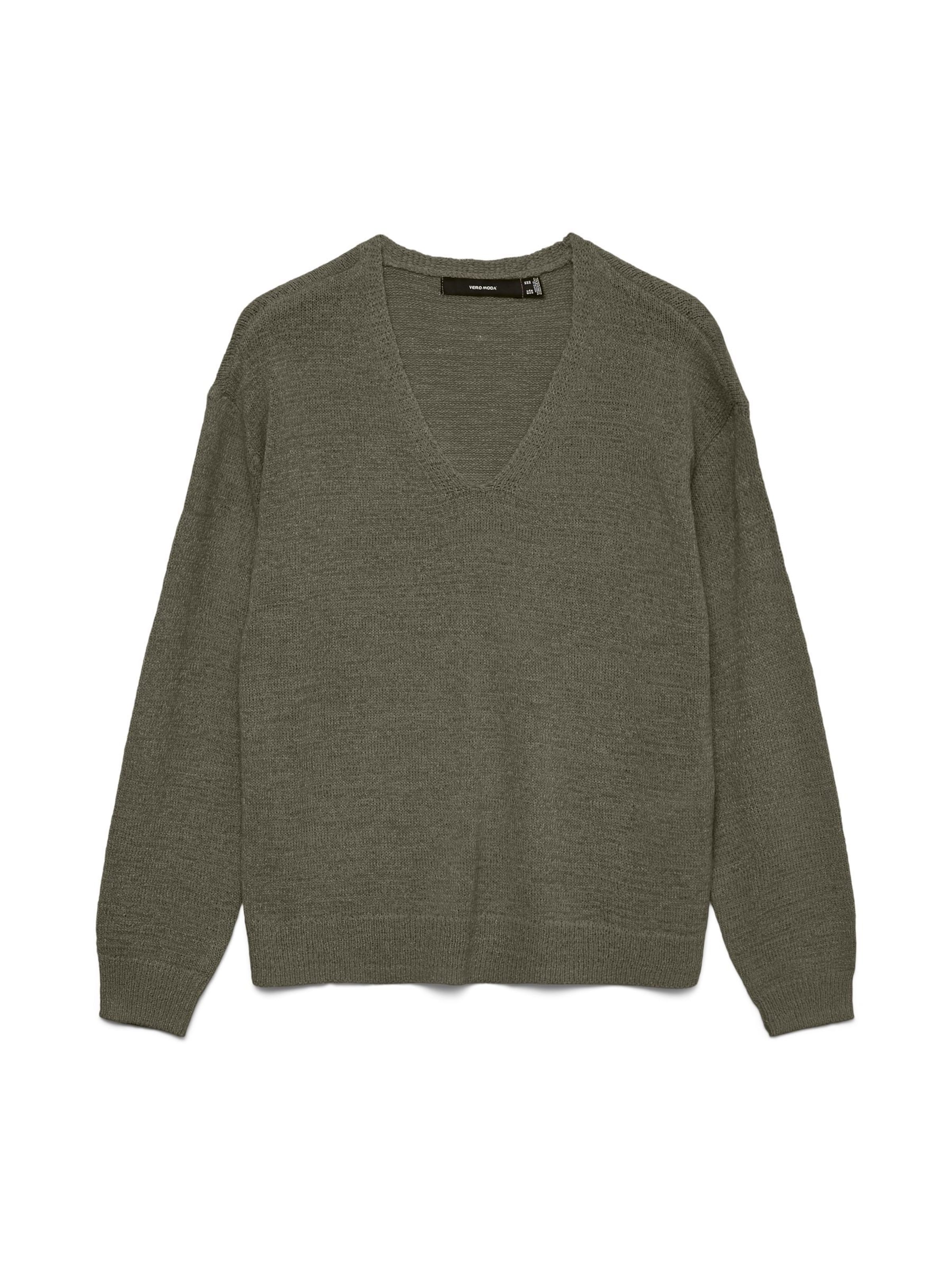 VERO MODA Trui 'VMCharity' in Groen: voorkant