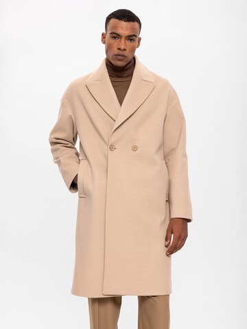 Manteau mi-saison Antioch en beige : devant