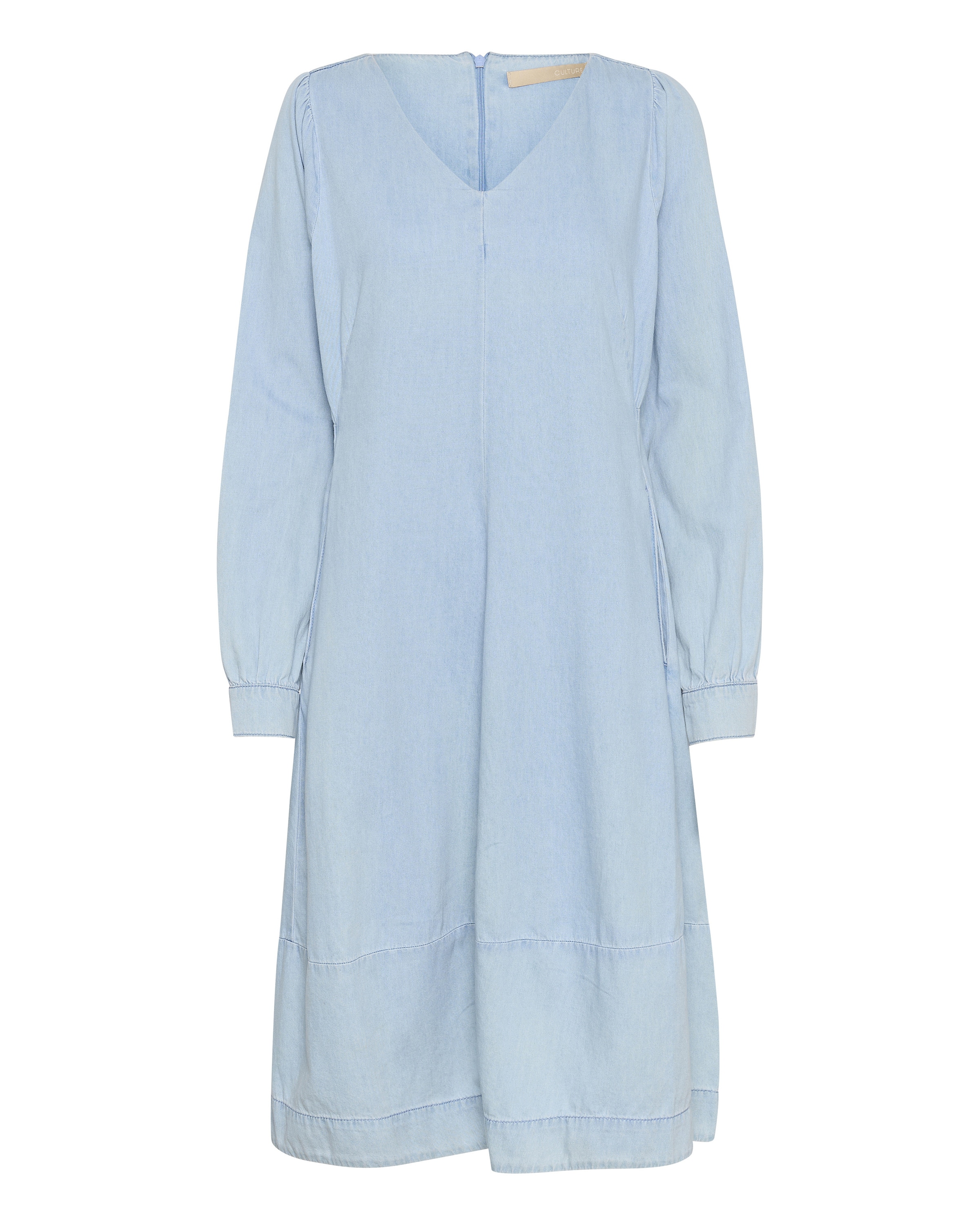 CULTURE Jurk 'Livie Arpa' in Blauw: voorkant