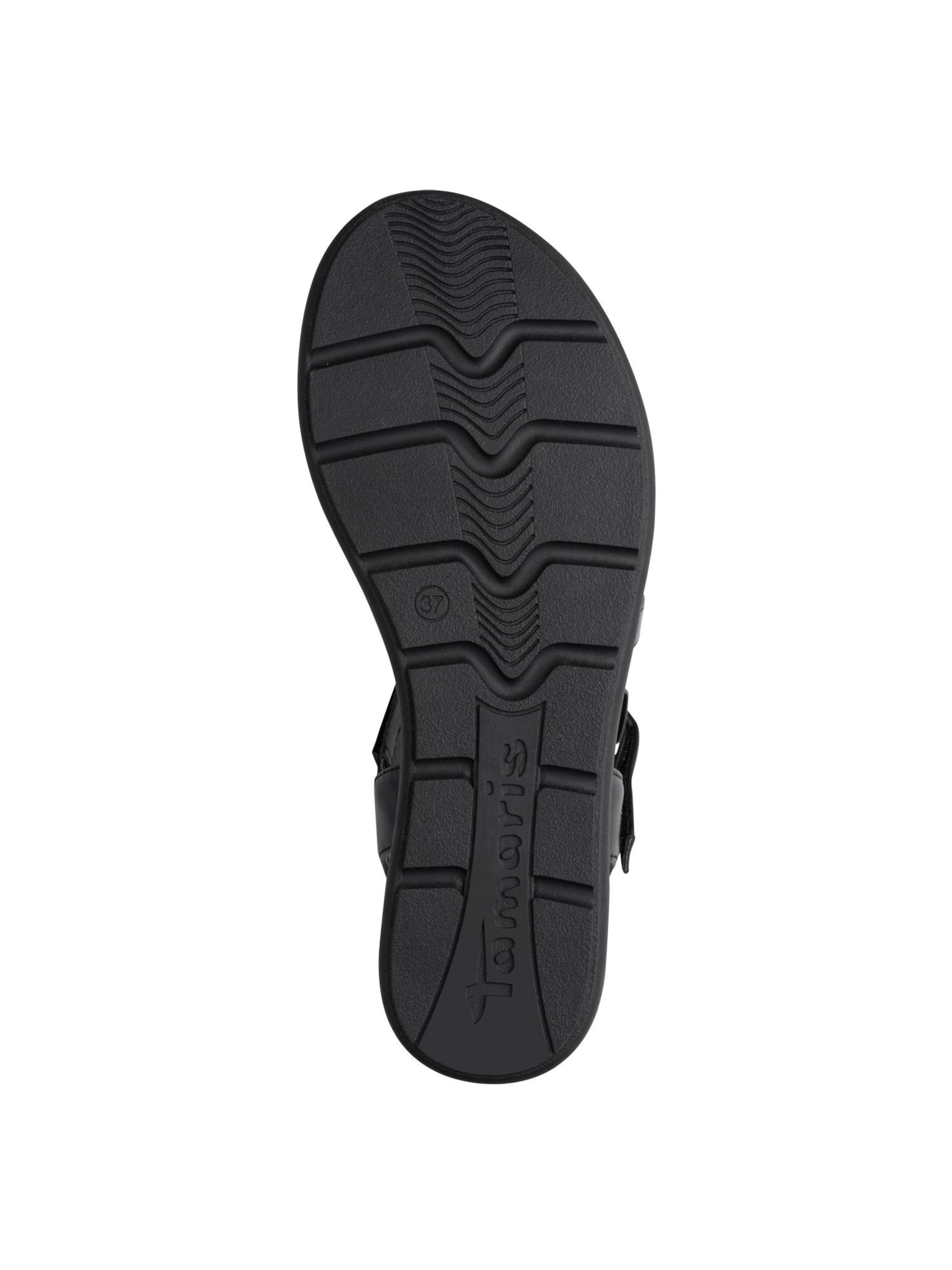 Sandales à lanières Tamaris en noir