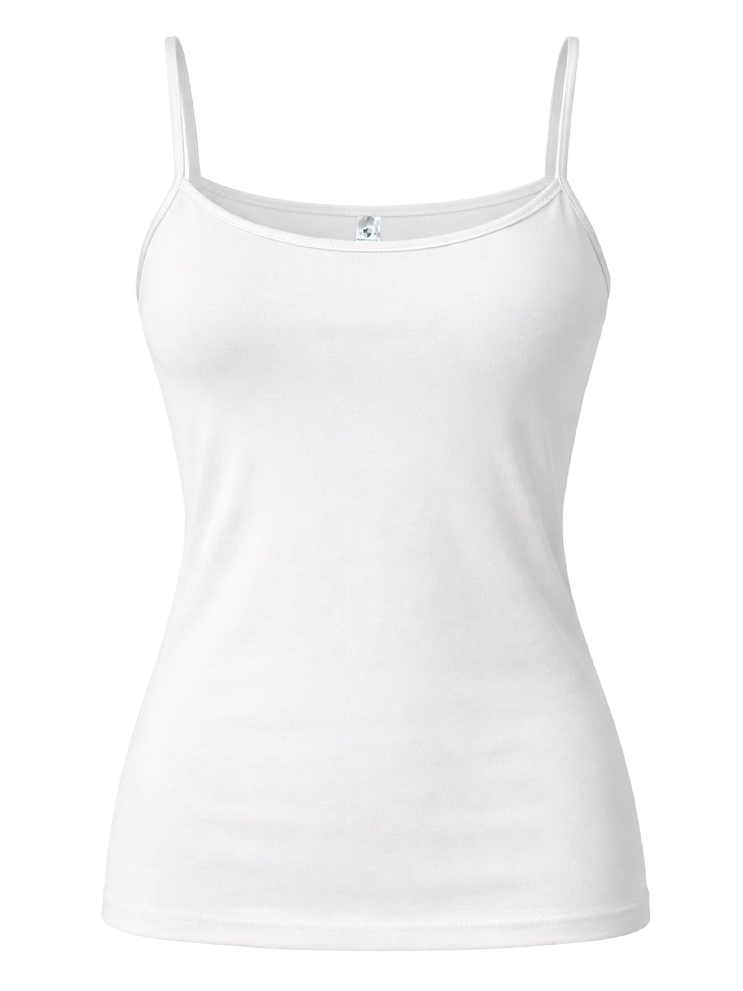 Haasis Bodywear Undershirt 'GLANZEINFASS' in White: front