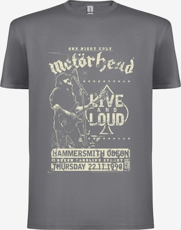 Motörhead Koszulka 'Motörhead Live and Loud T-Shirt' w kolorze szary: przód