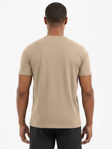 SIXLAB Shirt 'Regular T-Shirt' in Beige