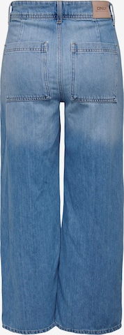 ONLY Wide Leg Jeans 'SYLVIE' in Blau