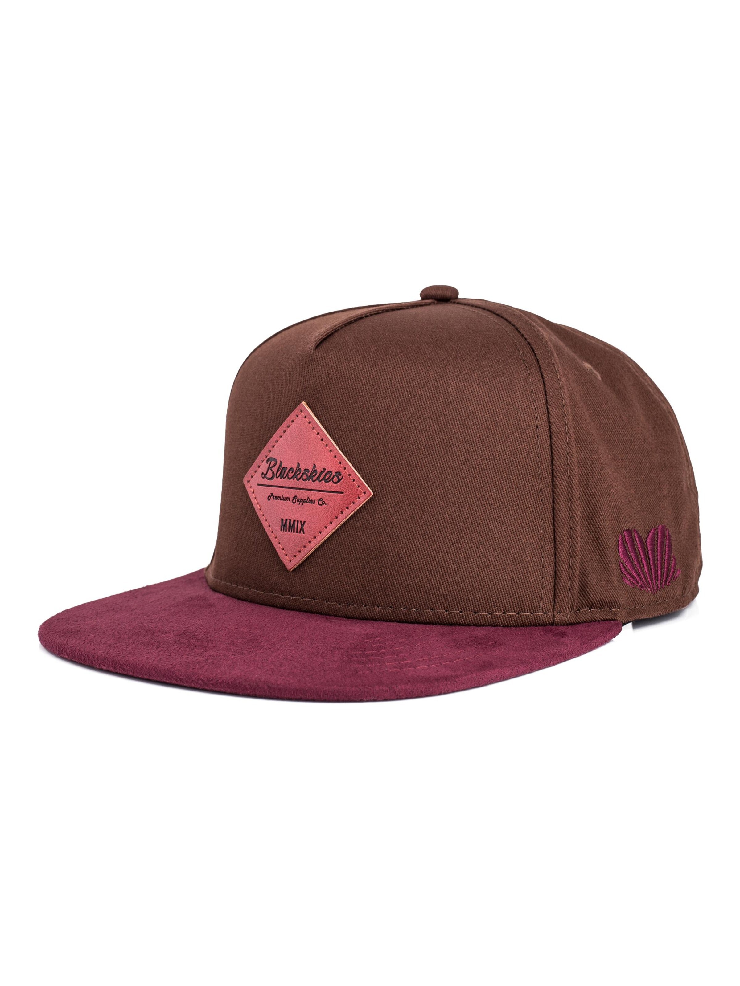 Blackskies Cap 'Port'‌‌‌‌‌‌ in Braun: Vorderseite