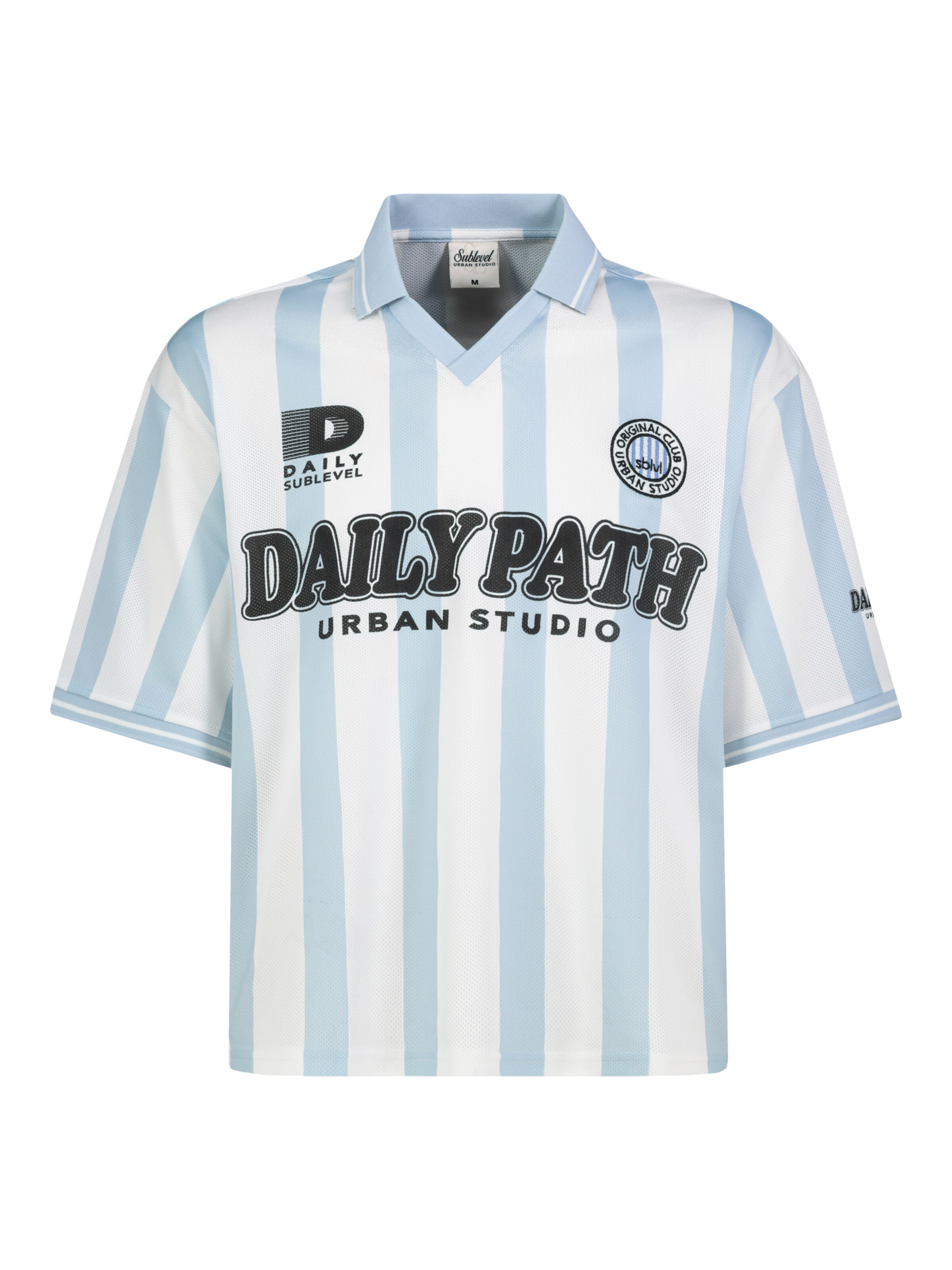 Sublevel Shirt in Blau: Vorderseite
