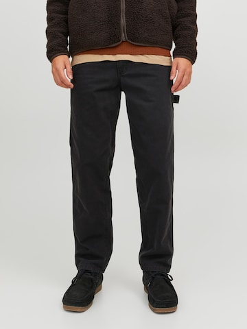 JACK & JONES Regular Bukse 'Kane' i svart: forside