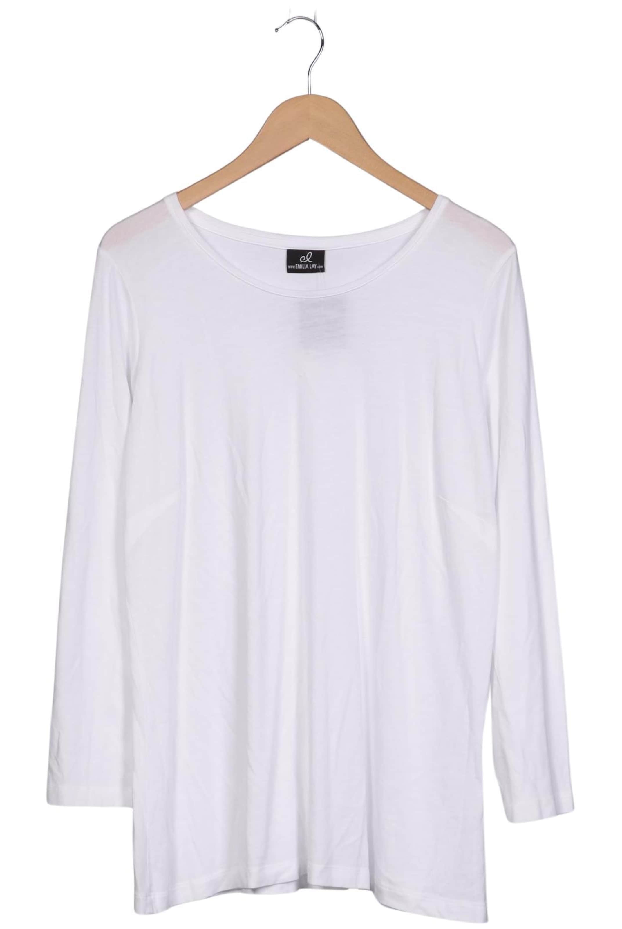 Emilia Lay Langarmshirt 4XL in Weiß: Vorderseite