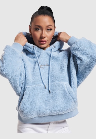 Sweat-shirt Karl Kani en bleu : devant