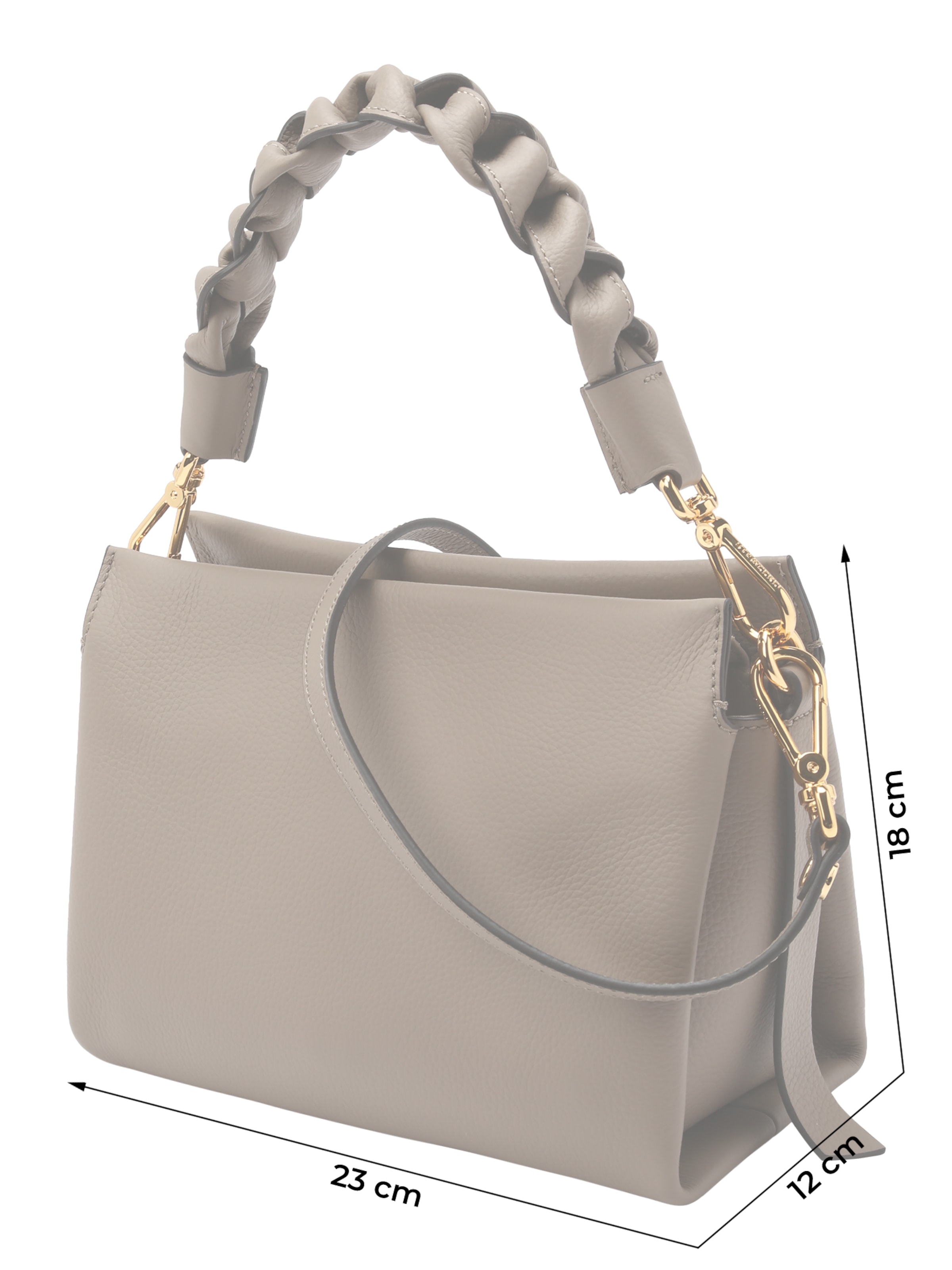 Coccinelle Τσάντα χειρός 'Boheme' σε γκρι