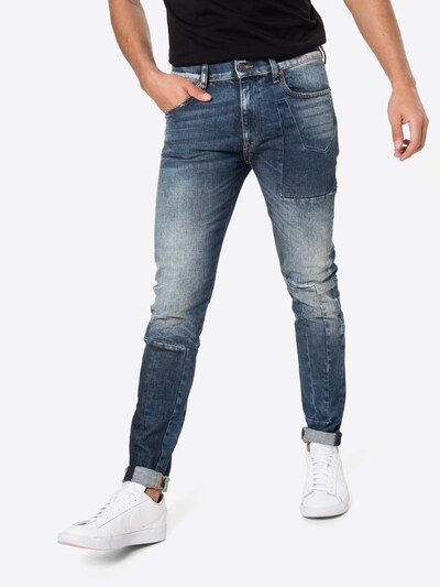 DIESEL Kavbojke 'STRUKT-GO' | moder denim barva, Prikaz modela