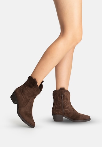 Salinyang Comwboystøvler i brun