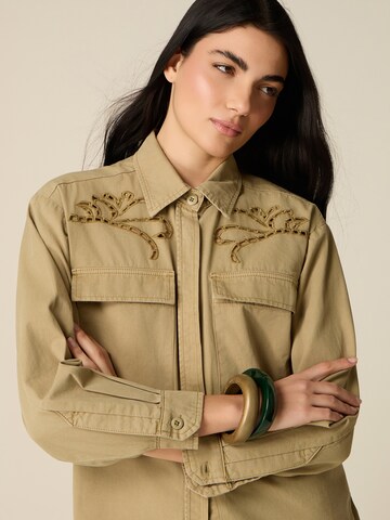 oltre Blouse in Green